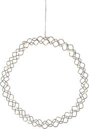 Inomhusdekoration Hoop 30LED krom 30cm