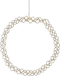 Inomhusdekoration Hoop 30LED mässing 30cm