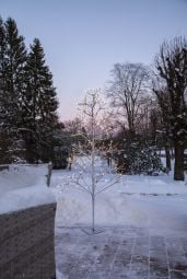 Flower Tree Dekorationsträd 256LED silver 150cm