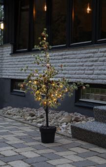 Larix Dekorationsträd 40LED grön 117cm 