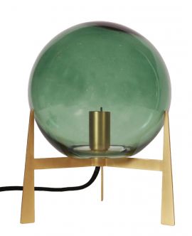 Milla bordslampa guld/grön 28cm
