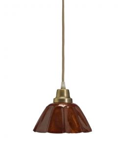 Ester Fönsterlampa brun/terracotta 17cm