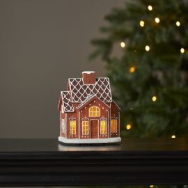 Gingerville Panoramahus med belysning 16cm